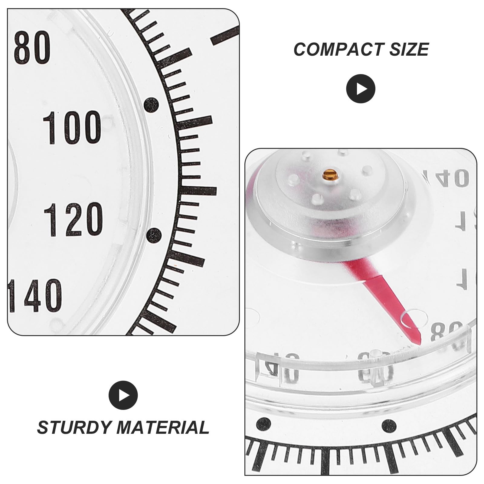 Yardenfun Termometro da finestra con ventosa, 2 pezzi - Indicatore di temperatura interna ed esterna in °F e °C - Termometro meteorologico di facile lettura per casa, ufficio, serra e garage