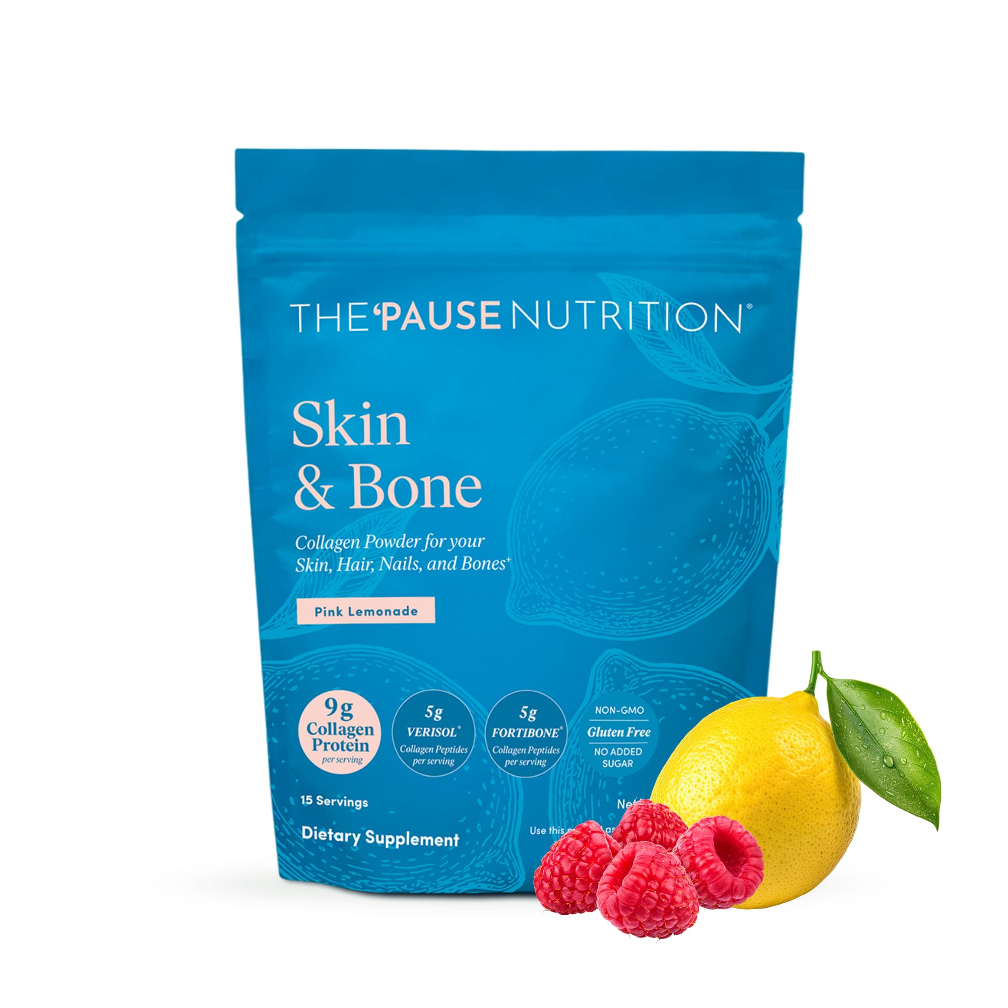 The 'Pause Life Skin & Bone Collagen Peptides + Hyaluronic Acid, 12 OZ — Amazon image 11