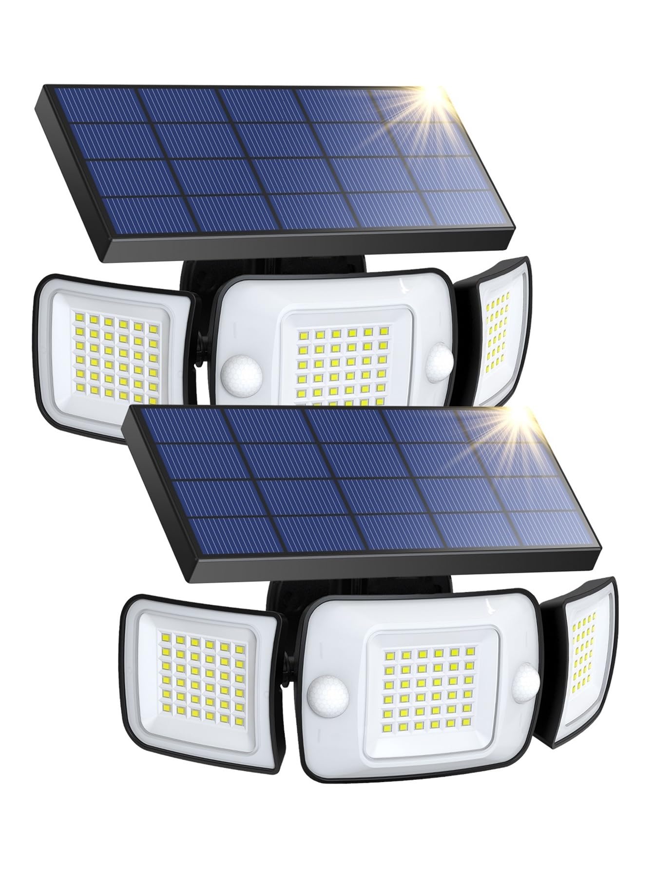 LNHHG Solar Flood Light Solar Outdoor Light Motion Sensor Waterproof Bright Wall Street Lamp For Garden Yard Path Gara Stairs Porch for Garden Driveway Garage Patio