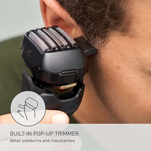 Miniatura 4 de Panasonic ES-LV67-K ARC3 - Maquinilla de afeitar eléctrica para hombre con recortadora emergente rasuradora eléctrica de 3 cuchillas para secar en