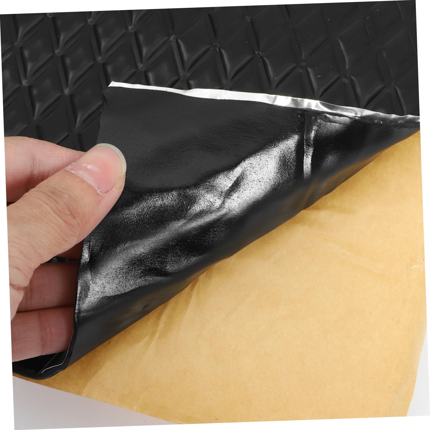 Schalldämmmatte für Autos aus Butylgummi, Schwarze Isoliermatte | Geräuschabsorption, Einfache Montage, Auto Dämmmaterial für Einsatz im Fahrzeugbereich