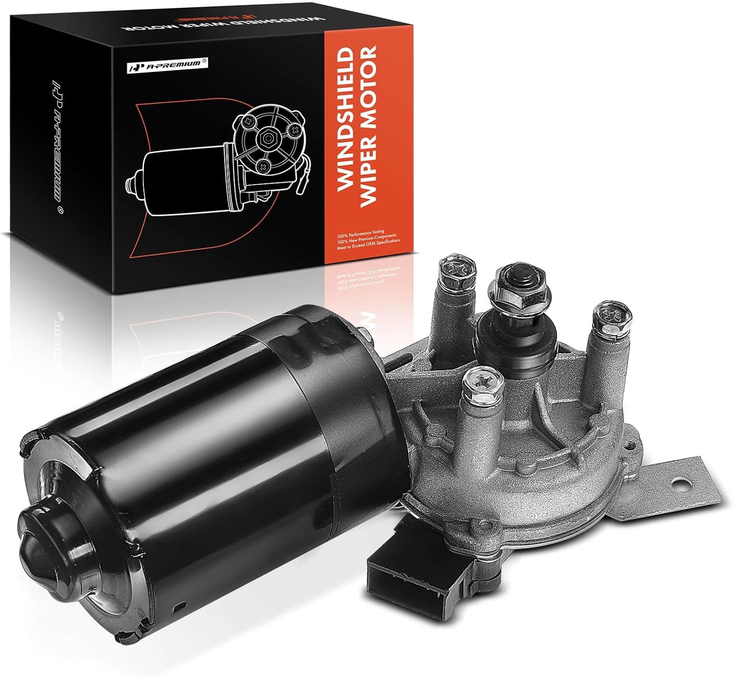 A-Premium Front Windshield Wiper Motor Compatible with Mercedes-Benz ML320 1998, ML430 1999 & Volkswagen Cabrio 1998-1999, Golf 1994-1999, Jetta 1993-1997, 5-Pin, Replace# 1638201042, 1HM955113