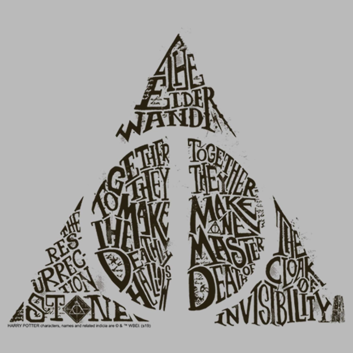 Junior's Harry Potter Deathly Hallows Secret T-Shirt