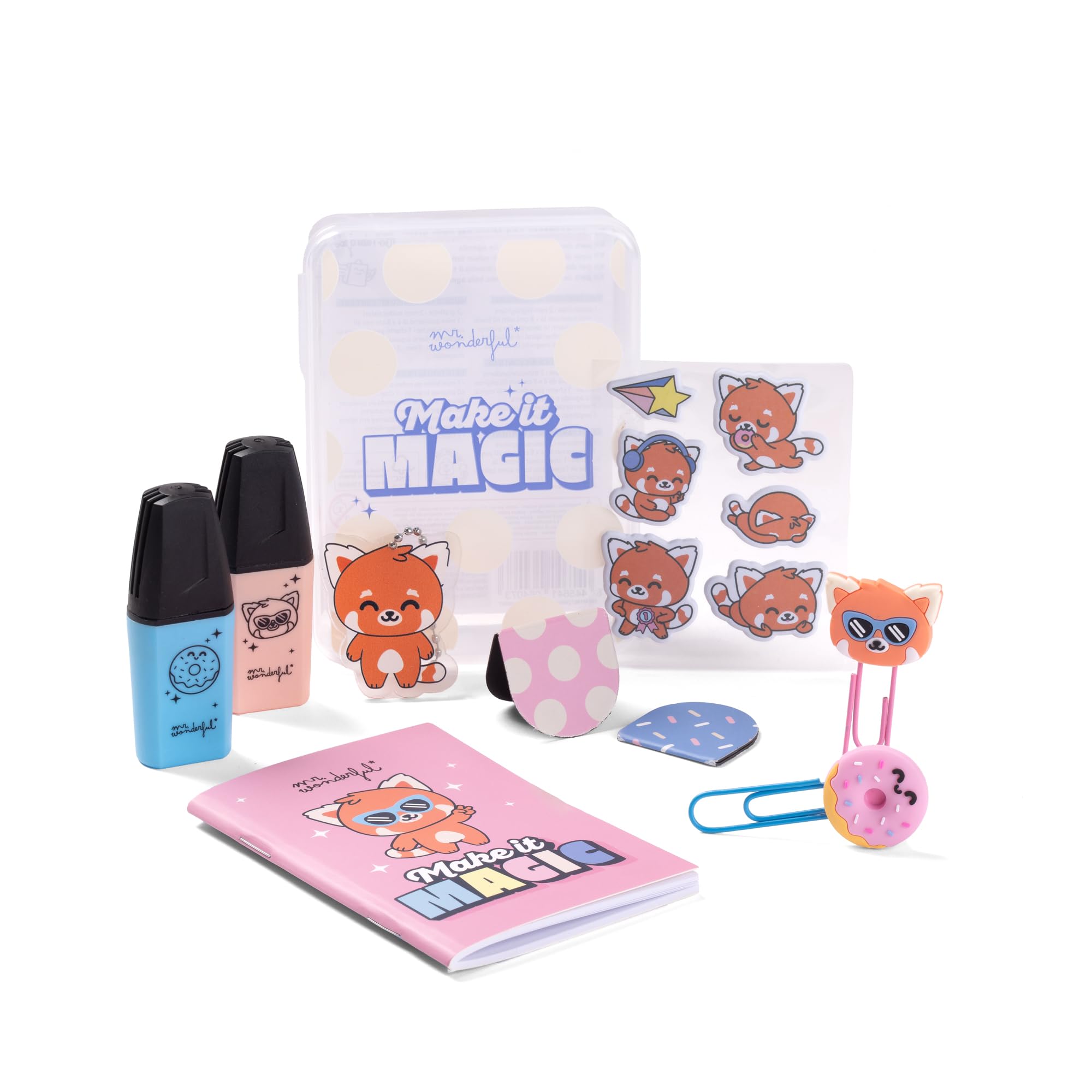 Transforma tu agenda con el Kit Decorativo Mr. Wonderful