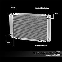Vista 2 de DNA Motoring RA-FM79-3 - Radiador de aluminio completo de 3 filas compatible con Mustang 79-93, Thunderbird 80-87, 82-87 Continental, 80-86 Capri