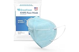 FDA Registered KN95 Masks - Made In USA - Earloop Mask Face...