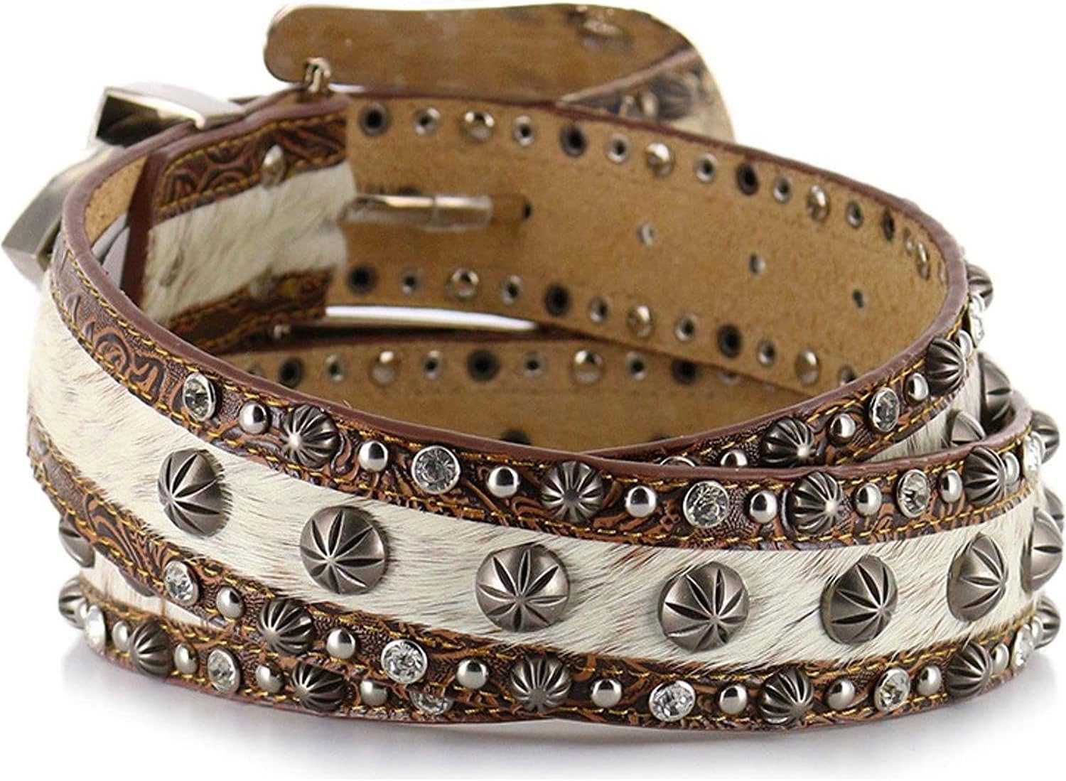 Angel Ranch 1 1/2" Brown Ladies' Fashion Belt - Image 3