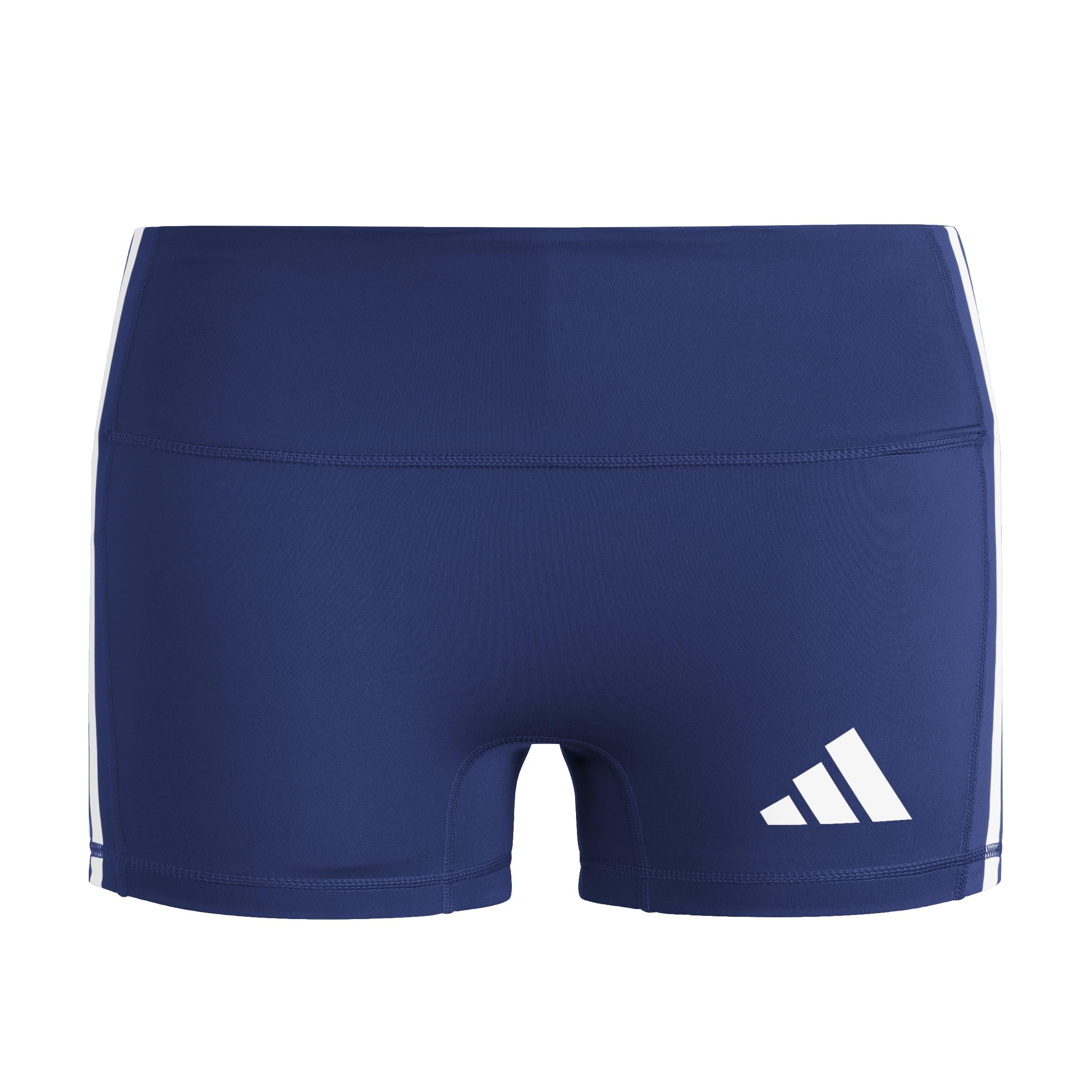 adidas Women's Volleyball 3-Stripes 4 Inches Shorts, Team Navy Blue 2, S 4 inch