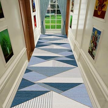 Carpet, Door Mat Indoor Non Slip Washable Heavy Duty Large Rugs Runners Style Hallway for Kitchen Stairs Hall Corridor Floor Decor Mats Kitchen Hall Stairs,1m x 1m