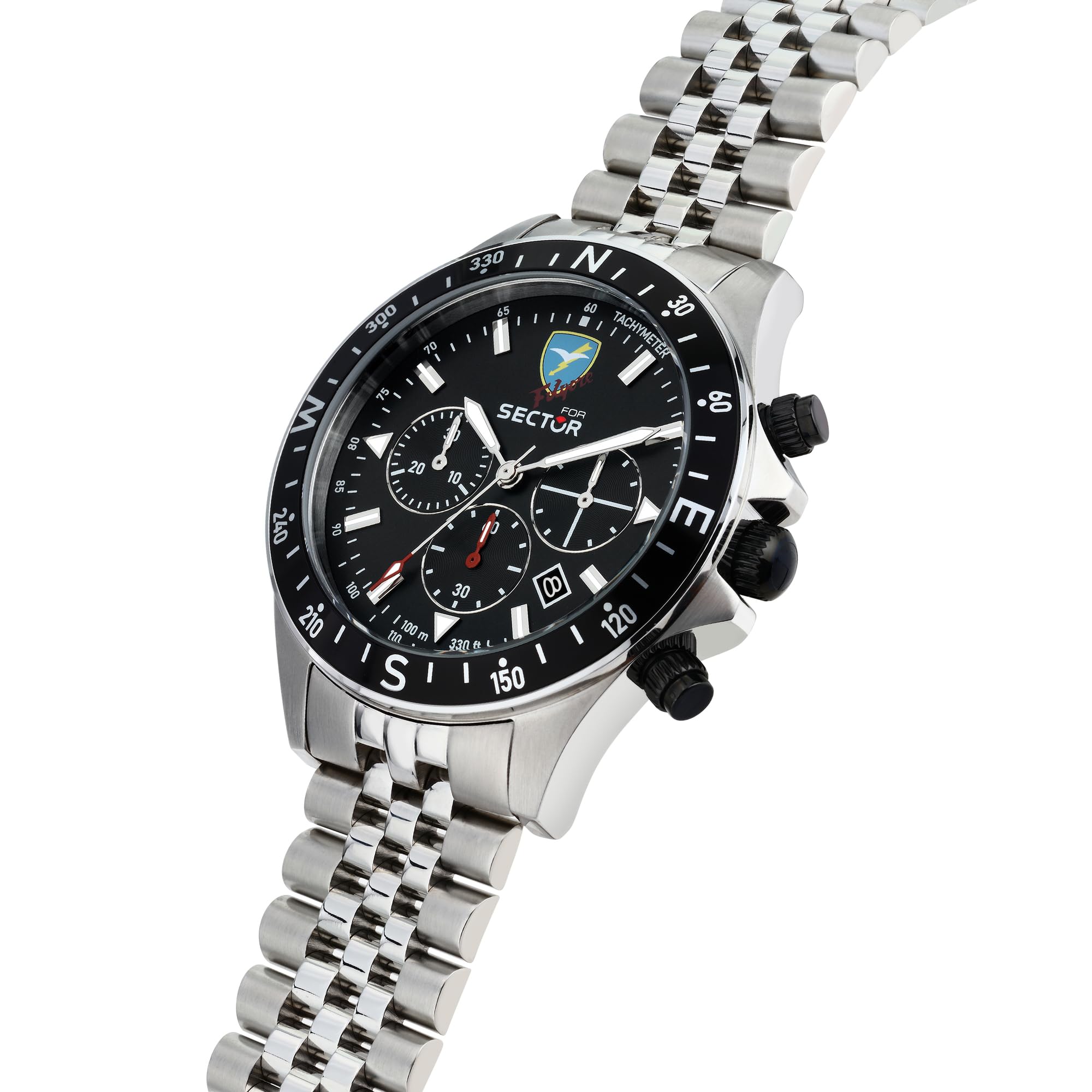 Sector No Limits Orologio Uomo Folgore in Acciaio, Cronografo, Special Pack, Limited Edition - R3273161052