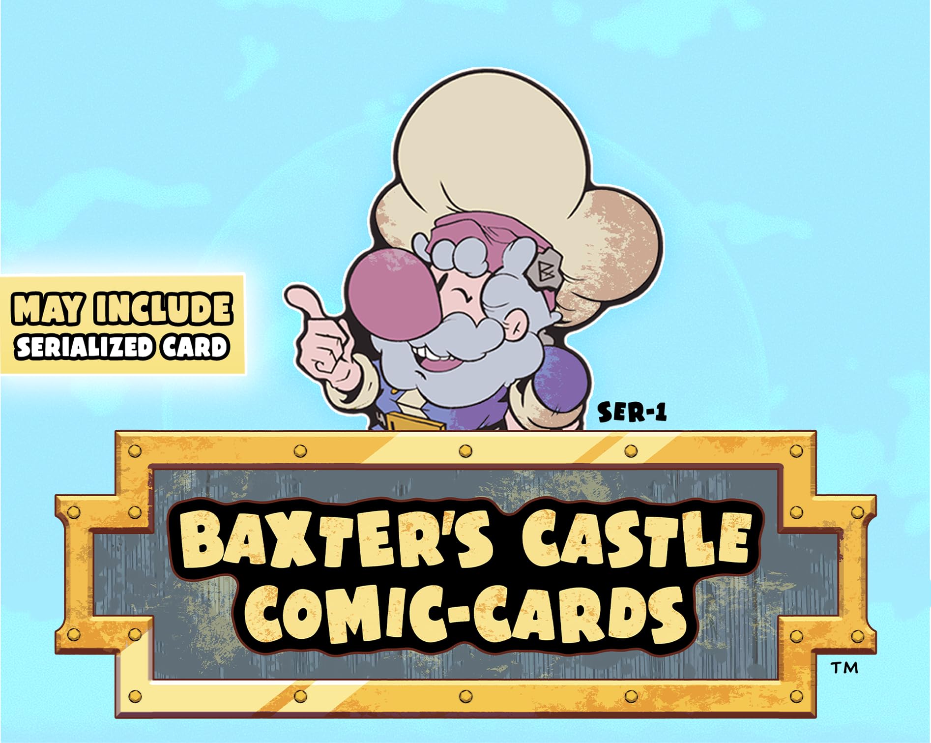 Baxter's Castle Comic Cards, Booster Box Includes 12 Packs Kids Trading Cards | Serialized Hits, Signatures and Alternate Art Inserts | Perfect for TCG Enthusiast and Collectors