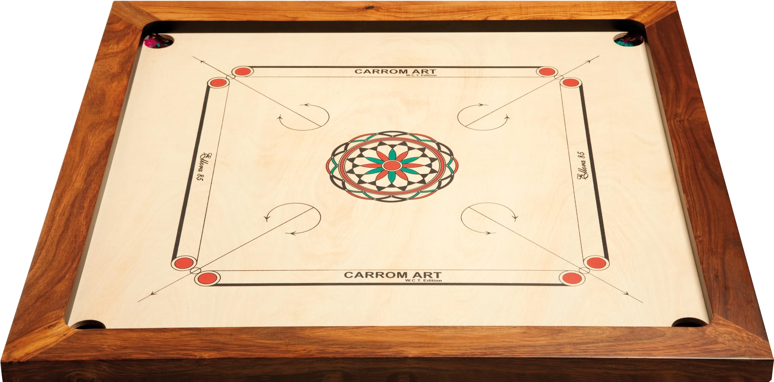 Asmodee - CARROM : Ellora - 85 cm - Jeu de Société pour Enfants dès 6 Ans