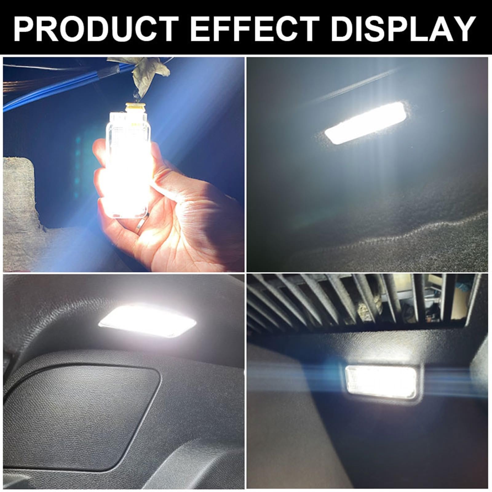 Luces LED for Maletero de Equipaje, lámparas for reposapiés, guantera, for Citroen, C2 C3 C4 C5 C6 C8 DS3 Dispatch Saxo Xanria Xsara, 206 Luz de Bienvenida para Puerta(1PCS LED Light)