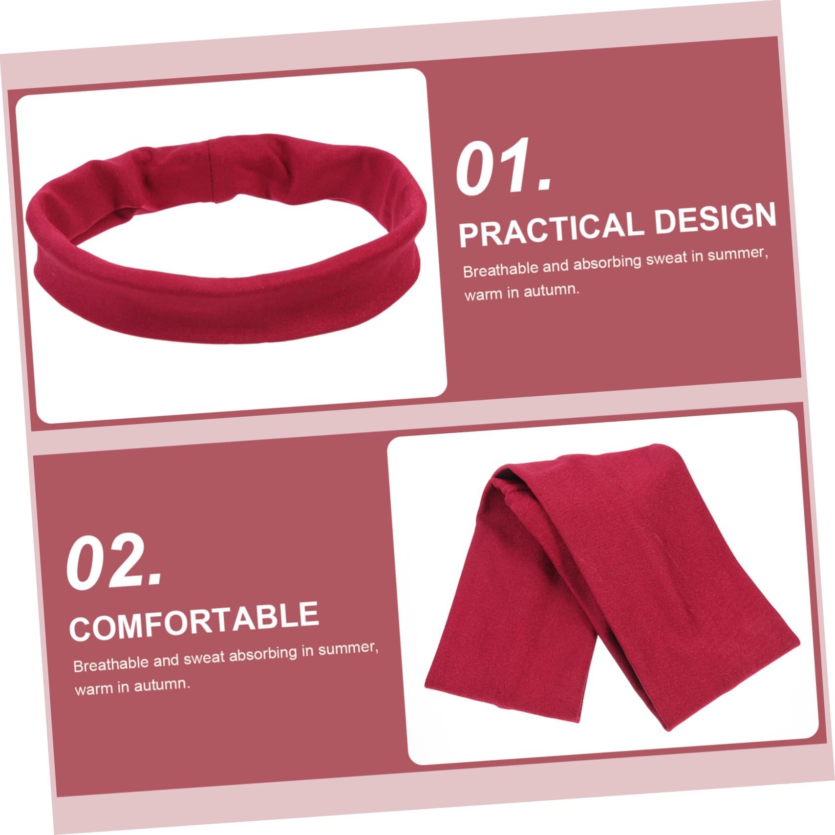 Toyvian Bandeau Antidérapant Bandeau Sport Bandeau Élastique Bandeau en Cours D'exécution Bandeau De Tête De Yoga Bandeau De Yoga Tête De Sueur Spandex