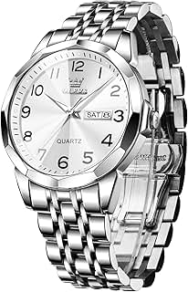 OLEVS Watch for Men Women Large Face Unisex Diamond Luxury D