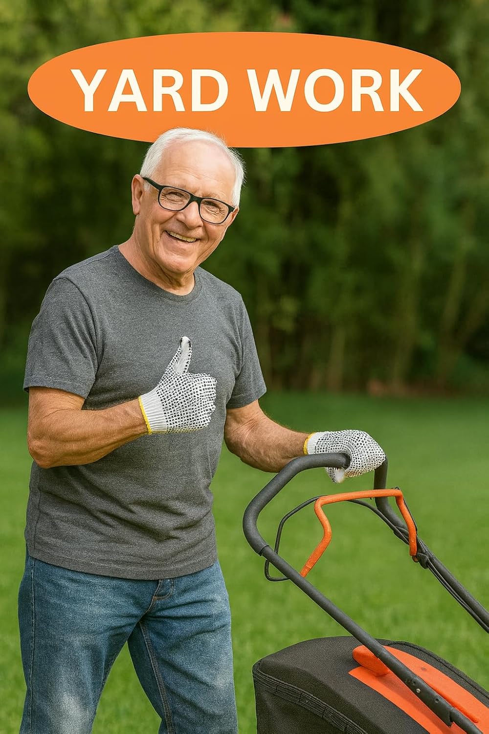 Double-Sided, Anti-Slip, Machine Washable, Unisex Gardening, Construction, Mechanics Gloves - Image 6