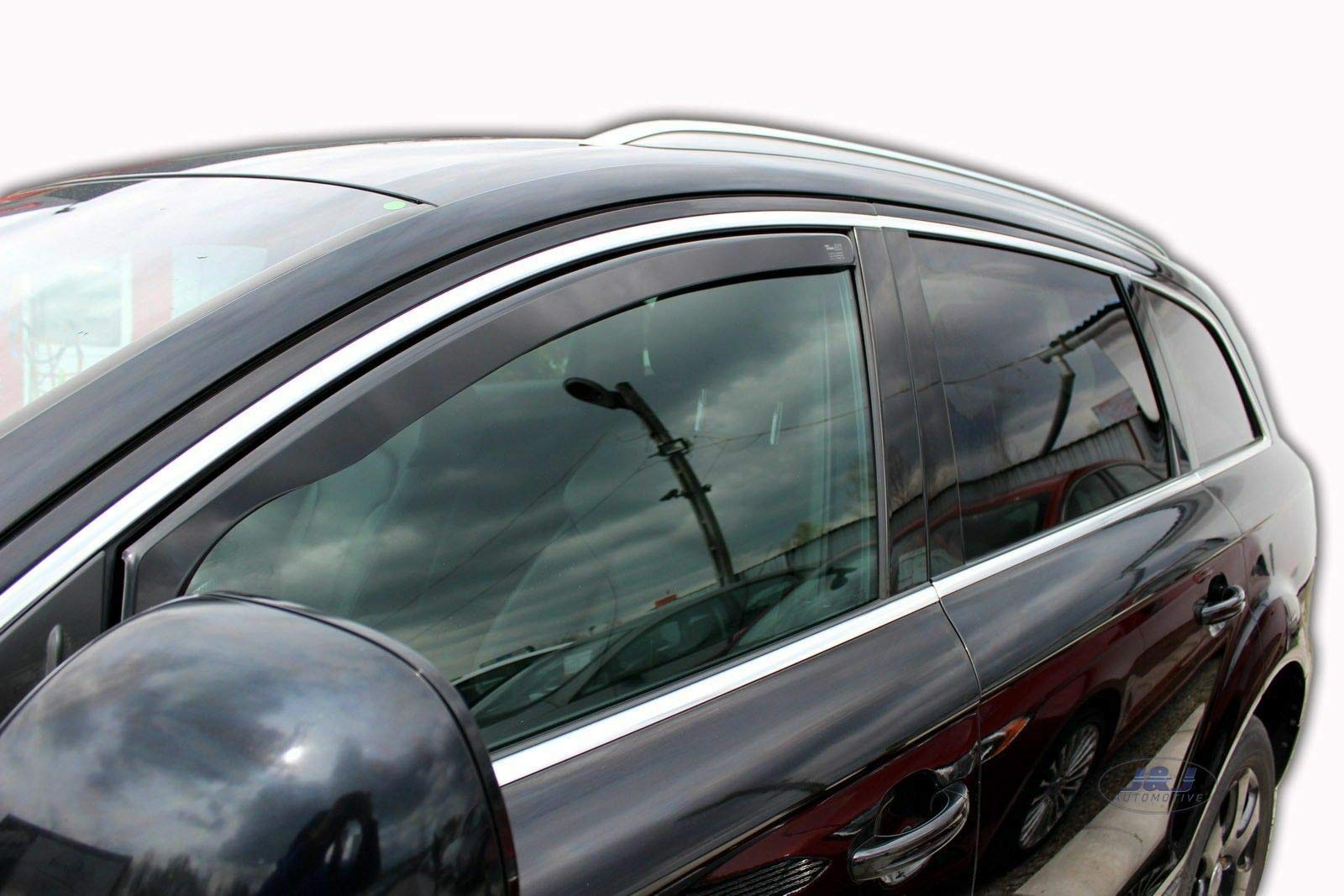 J&J AUTOMOTIVE HEKO Windabweiser für Audi Q7 4L 2005-2015, 2tlg