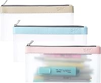 Vista 11 de Mr. Pen - Estuche transparente para lápices, paquete de 3, estuche transparente para lápices, bolsas para lápices