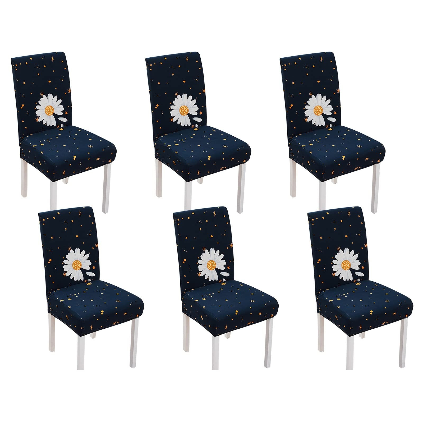 Housse chaises spandex marguerite pour rénover des sièges usés