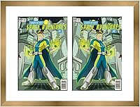 Vista 59 de Marco de cómic negro mate Para cómics publicados entre 1986 y el día actual (marco de madera maciza de cómic de la Edad Dorada), hecho