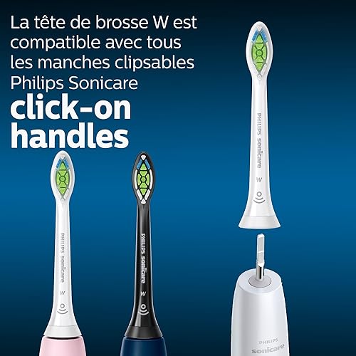 Miniatura 8 de Philips Sonicare Optimal Whitening Black BrushSync Cabezales (compatibles con todos los mangos Philips Sonicare), paquete de 8