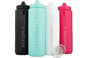 Hydra Cup Sport 32oz Water Bottles, 4 Pack