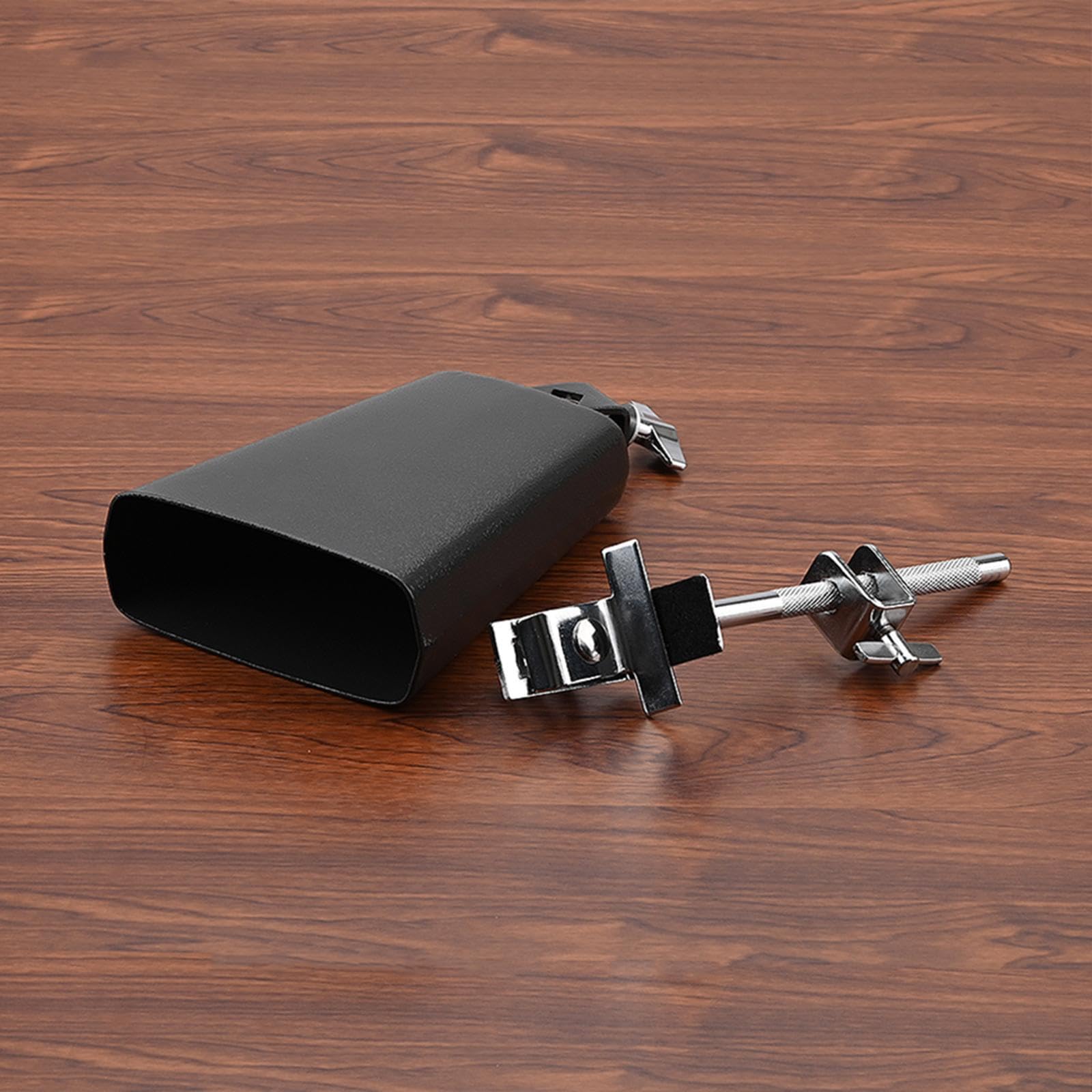 Supporto per campanaccio, accessorio per strumenti a percussione, in metallo, con eccellente livello di suono, regalo per gli amanti della musica jazz, aspetto e consistenza eleganti. Regalo a