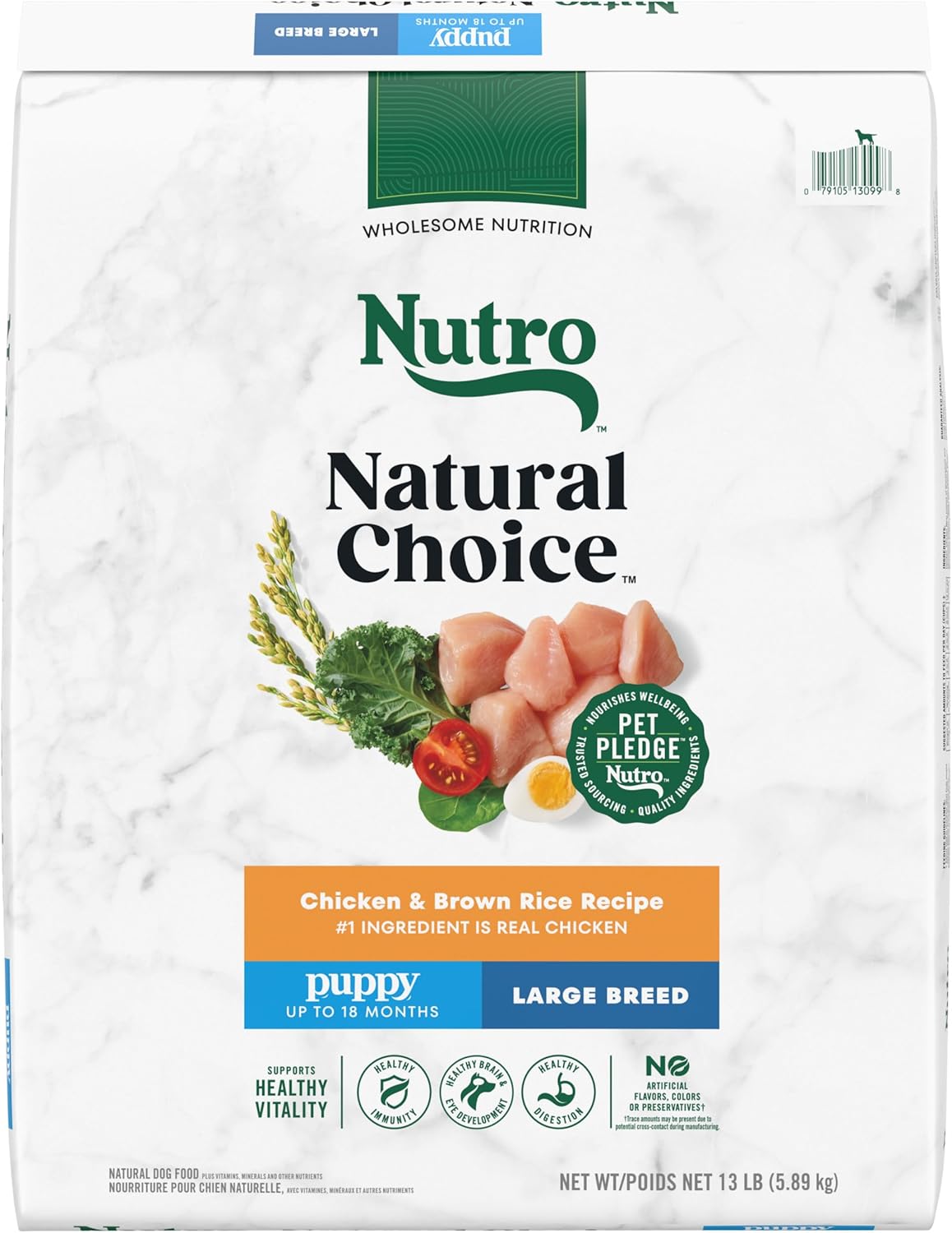 Nutro Large Breed Puppy Dry Dog Food – Chicken & Brown Rice