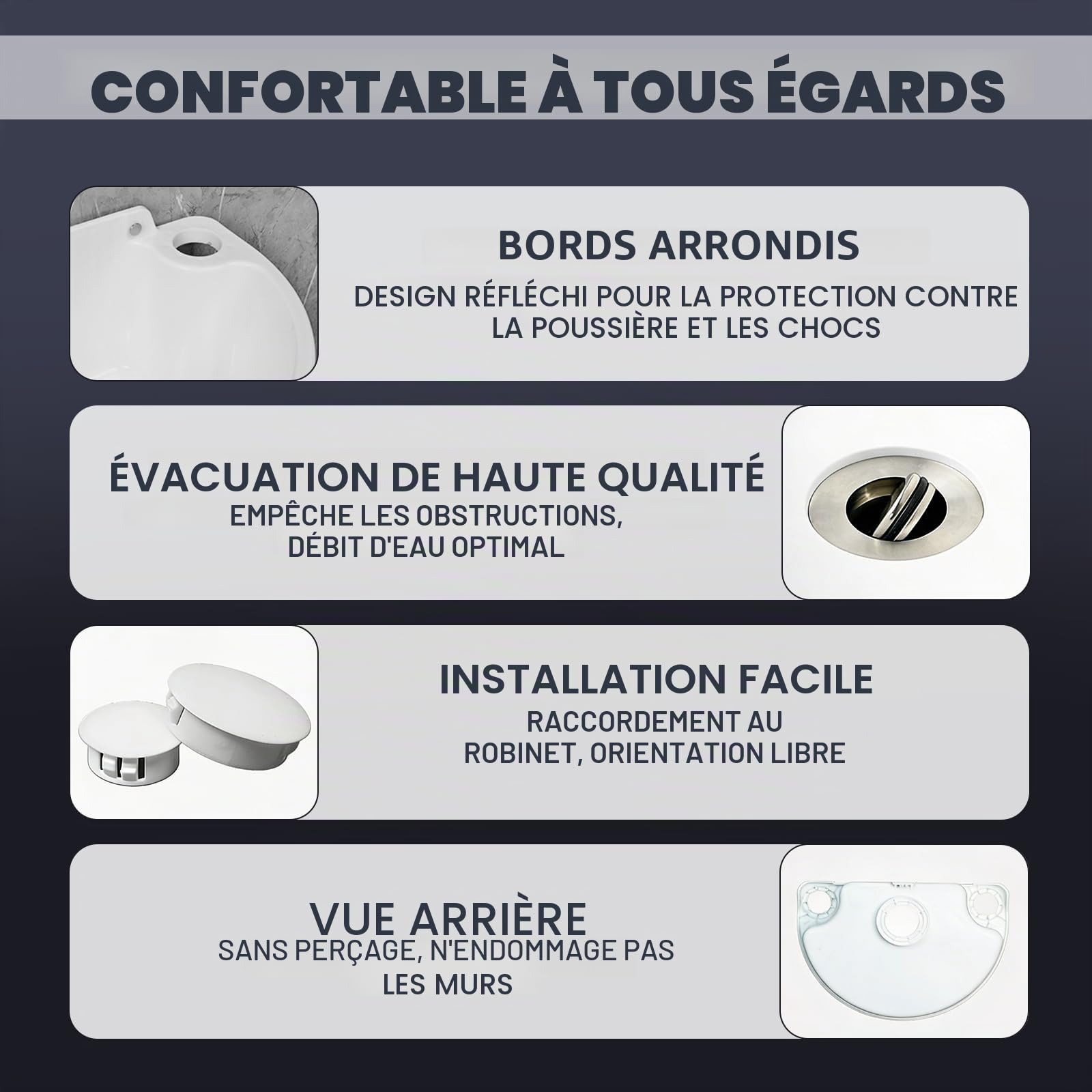 Lavabo en plastique, petit angle, lavabo mural, en plastique, avec tuyau, pompe à eau électrique pour jardin, garage, camping, cave, camping-car, cave, chantiers de construction