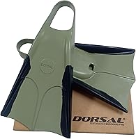 Vista 1 de DORSAL Aletas flotantes para bodyboard y bodysurf (aletas) de goma natural cómoda para natación, buceo, surf