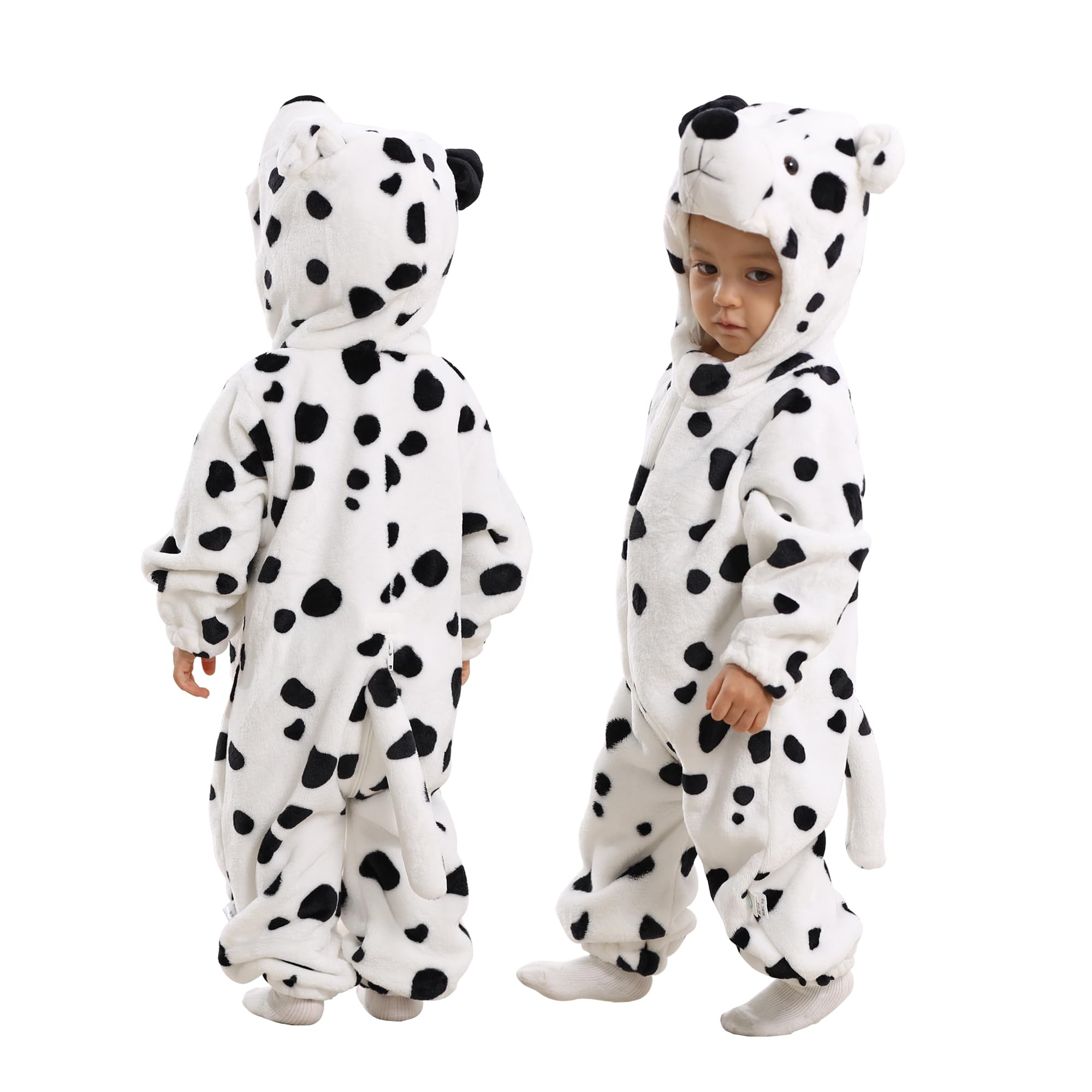 Doladola Snow Leopards Baby Jumpsuits Animal Onesie Romper Infant Jumpsuit Halloween Costume(18-24 Months,)