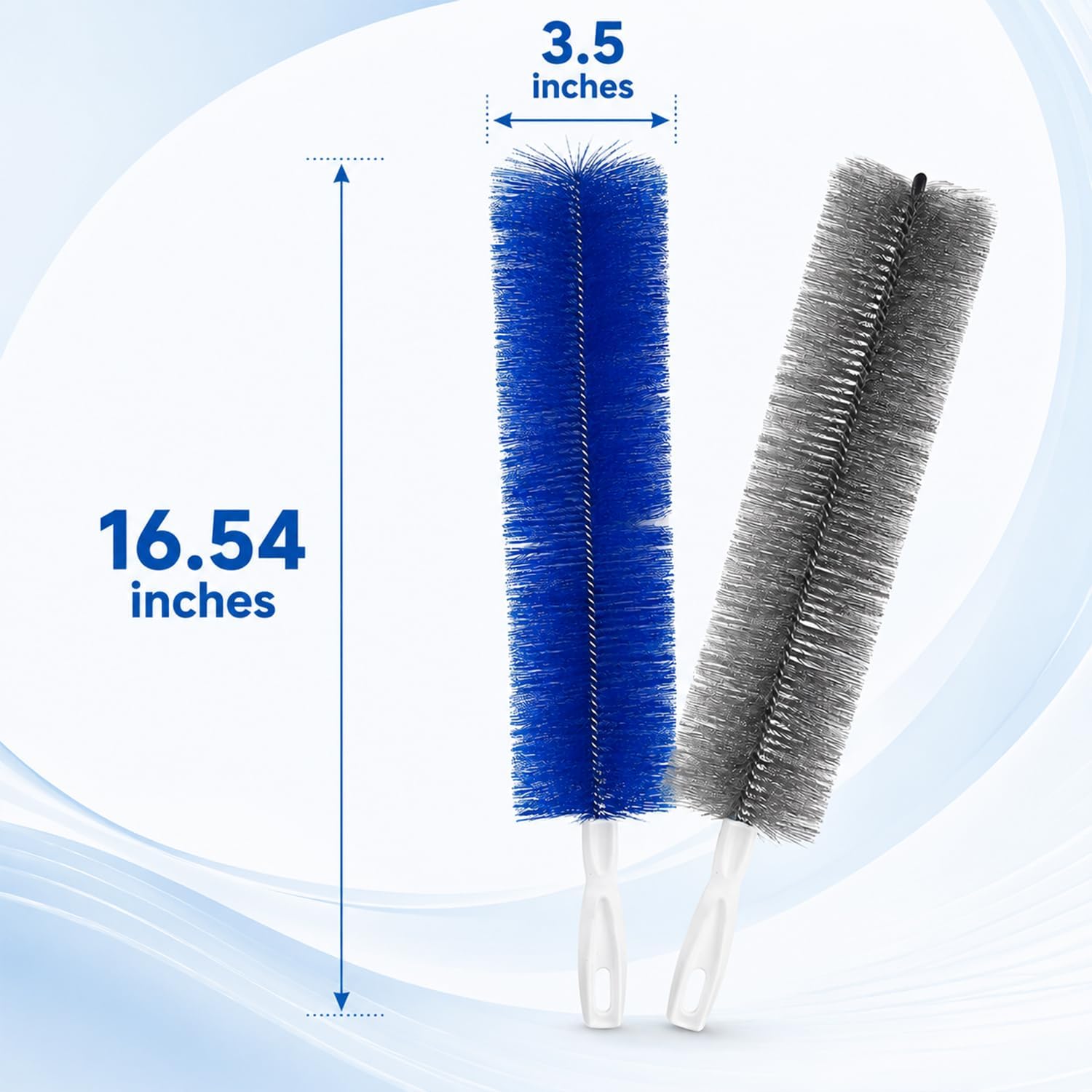2Pcs Fan Cleaning Brush,Bendable Dust Collector,Car Dust Collectors,Ultra-Fine Fiber Brush Head,Suitable for Ceiling Fan Blades,Ventilation Openings,Curtains,Cars-Reusable Dust Collector