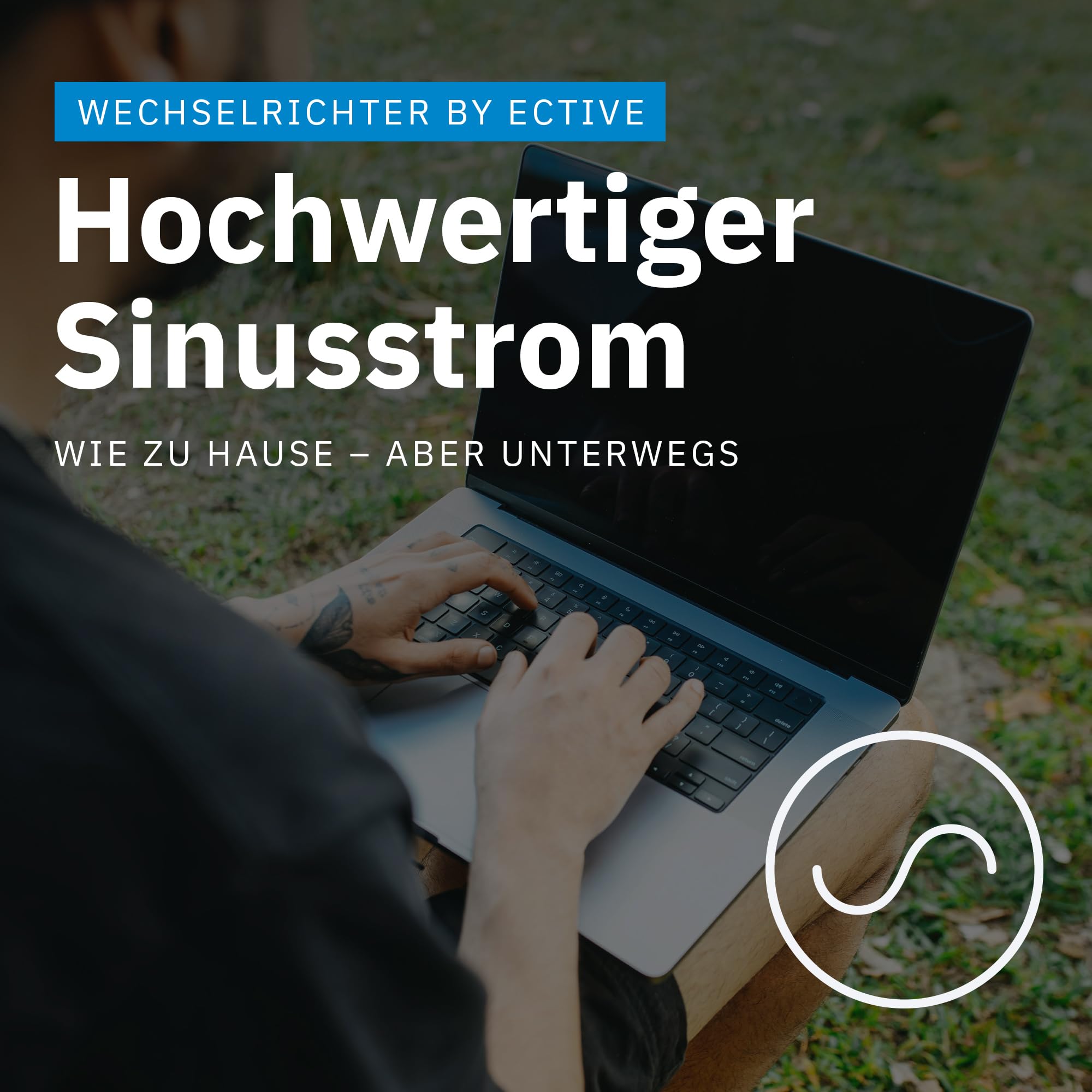 ECTIVE - Wechselrichter 12V auf 230V CSI 3-300W Reine Sinuswelle - Offgrid-Spannungswandler DC/AC Strom mit USB, Überlast- & Überhitzungsschutz, NSV & USV Funktion und Batterieladefunktion bis 10A
