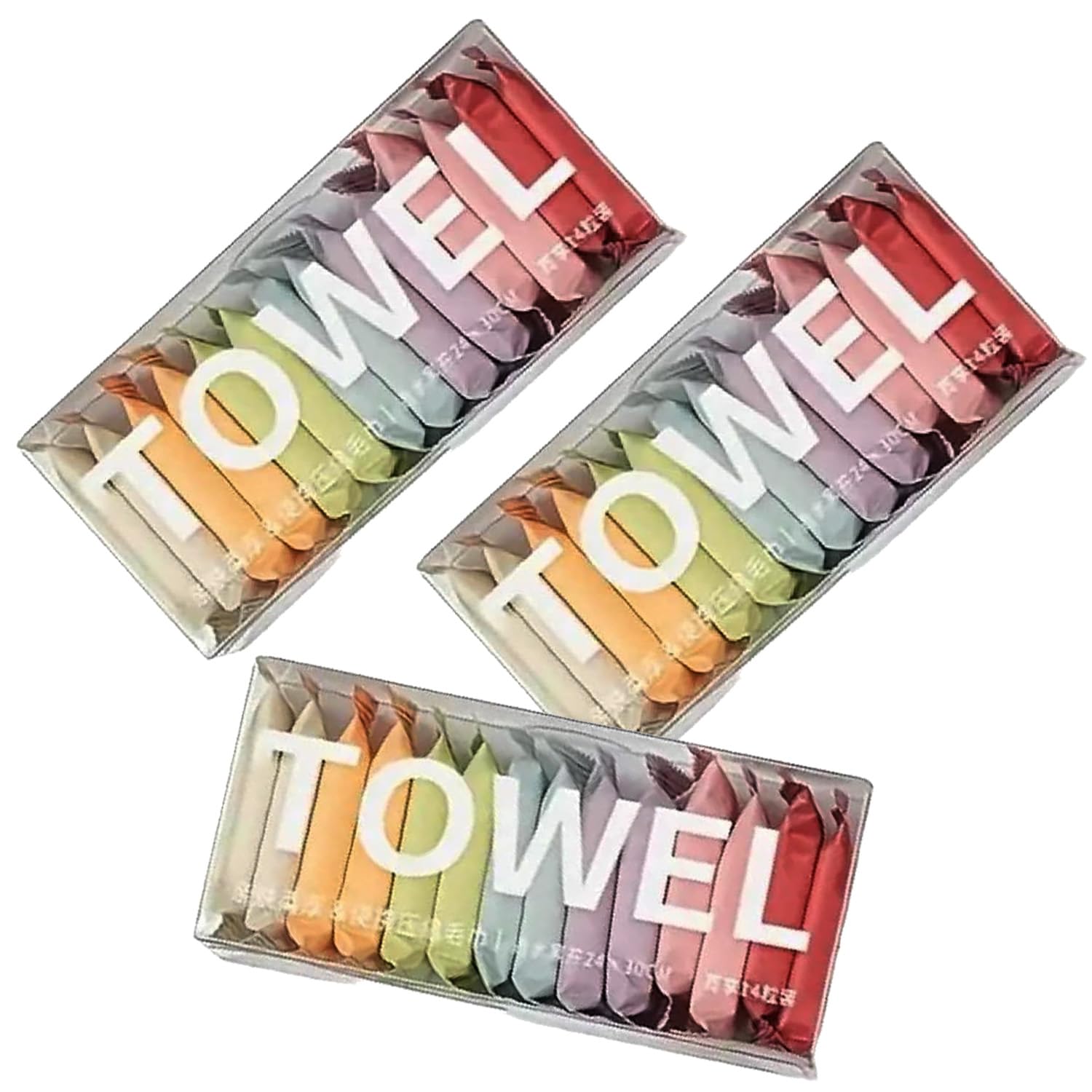 Compressed Towel Tablets, Mini Portable Magic Towels for Travel, Home, Outdoor Activities - Pack of 42