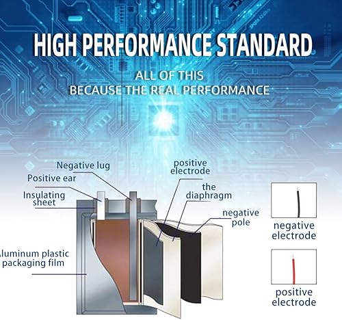 Miniatura 4 de Batería recargable Lipo de iones de polímero de litio de 3.7V 10X 6500mAh 106090 con conector PH 0.079 in