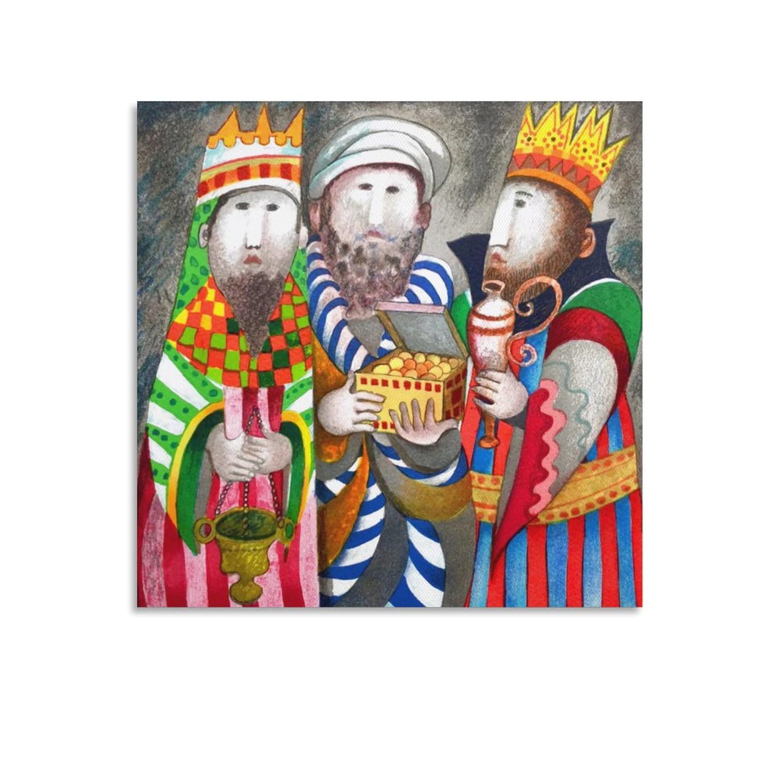 Graciela Rodo Boulanger Print Calendrier 2000 - Suite of 12 Artworks Picture Print Poster Wall Art Painting Canvas Decor Home Posters 12x12inch(30x30cm)