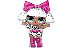 Lol Surprise Diva Foil Balloon, Multicolor: Perfect for Birthday Party Decorations