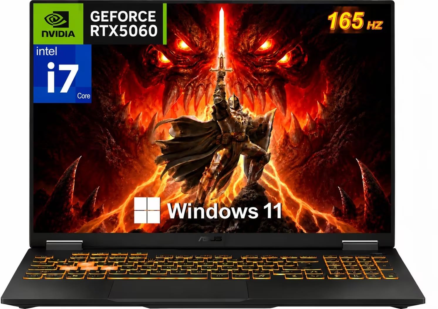 ASUS TUF F16 (2025) Gaming Laptop, 16" 165Hz FHD+ Display, 115W Max TGP RTX 5060, Intel Core i7-14650HX, 16GB DDR5, 1TB SSD, Intelligent Cooling, Win11