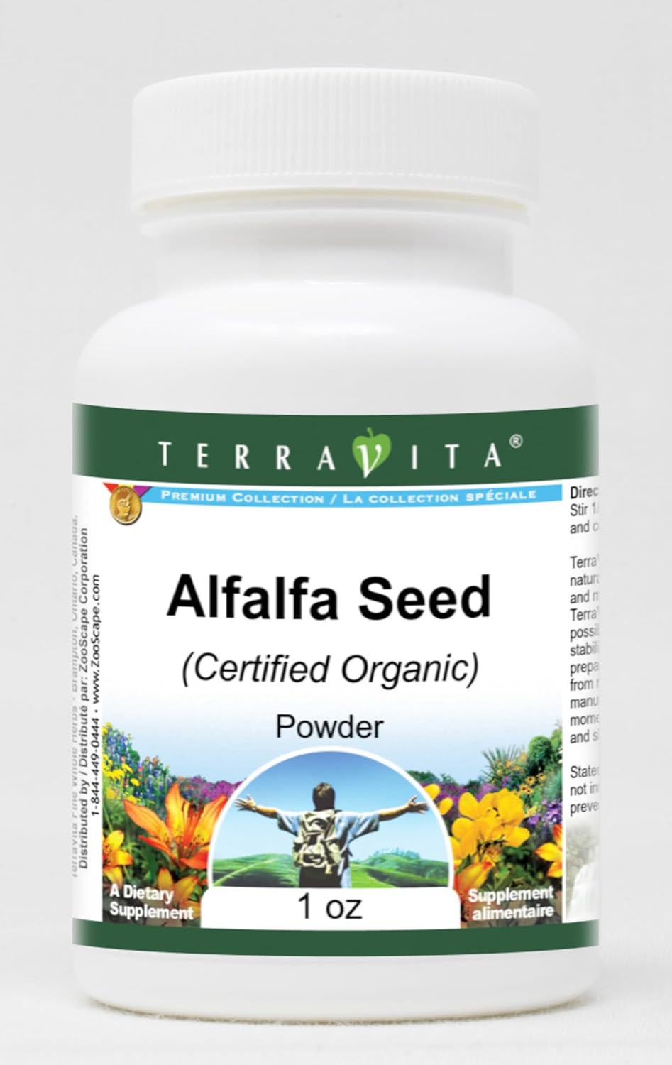 Alfalfa Seed (Certified Organic) Powder (1 oz, ZIN: 516911) - 3 Pack