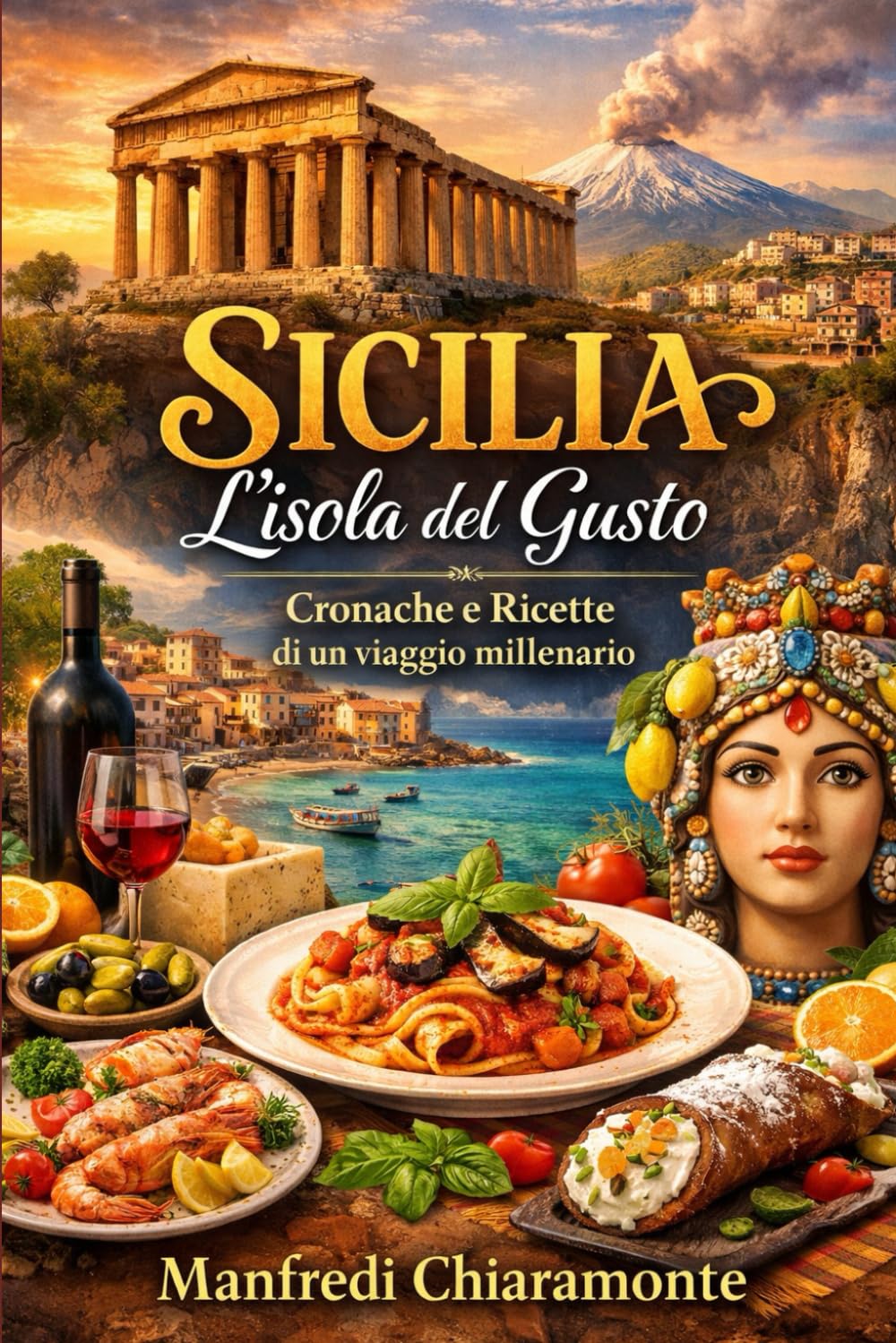 Sicilia: l'isola del gusto: Cronache e Ricette di un viaggio millenario