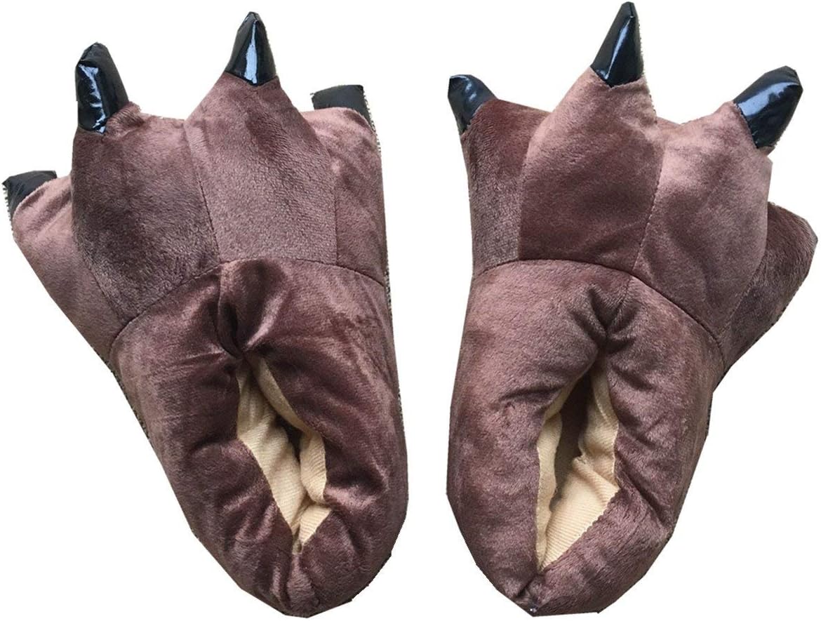 MizHome Unisex Soft Paw Claw Home Slippers Animal Costume Shoes