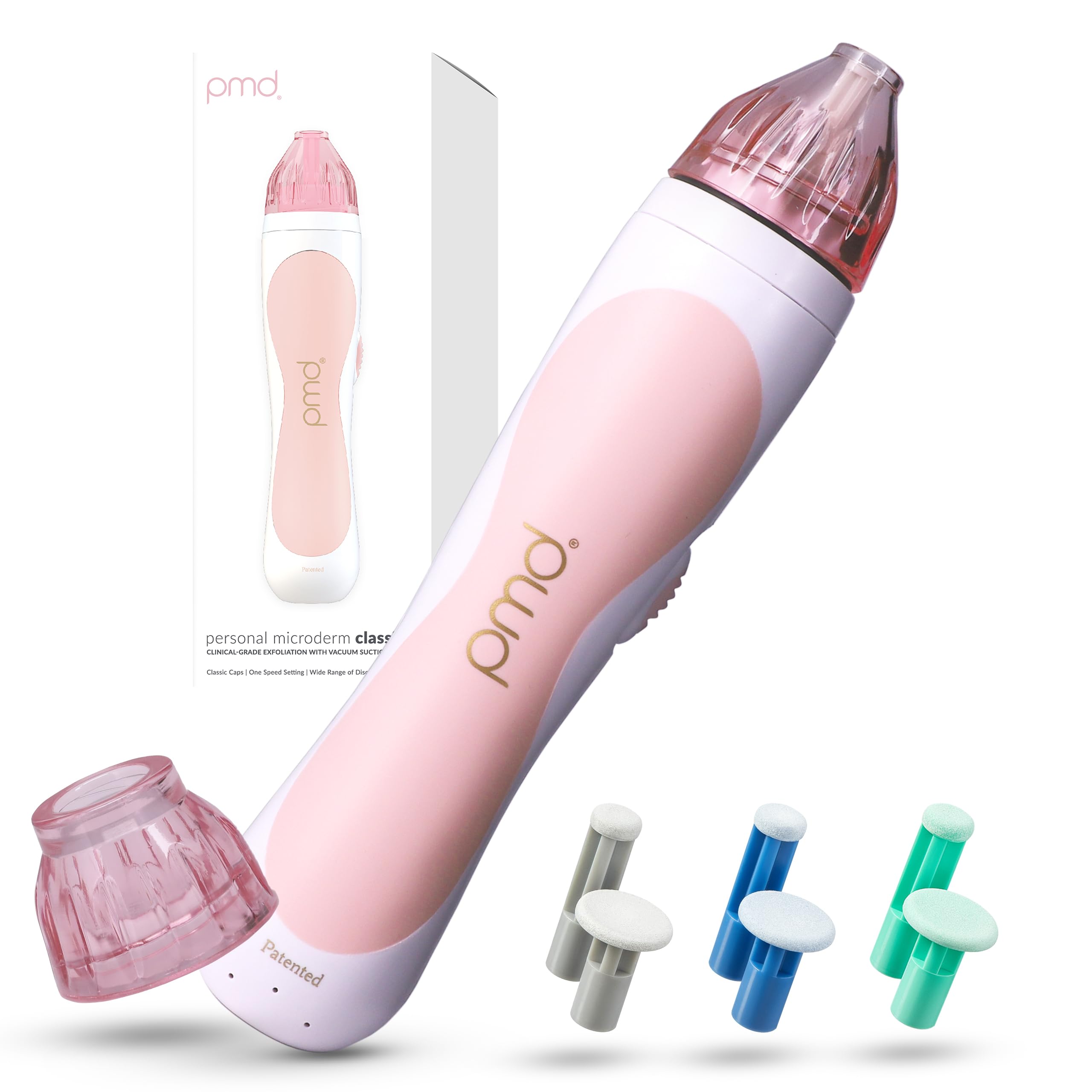 PMD Personal Microderm Classic - At-Home Microdermabrasion Machine with Kit for Face & Body - Exfoliating Crystals and Vacuum Suction for Fresh and Radiant Skin