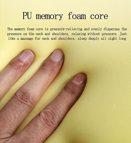 Miniatura 4 de Almohada cervical para aliviar el dolor de cuello y dormir, almohada de espuma viscoelástica para dormir de lado para dolor de cuello y hombros,