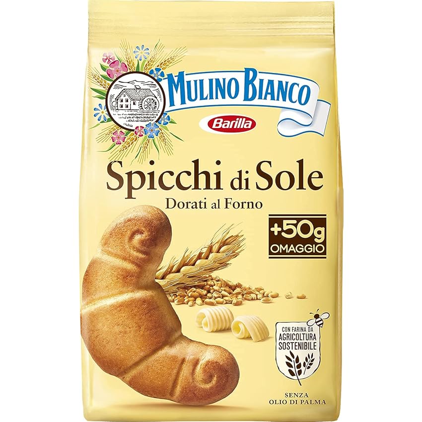 Immagine del prodotto Mulino Bianco Biscotti Frollini Spicchi di Sole, Senza Olio di Palma, 400 g