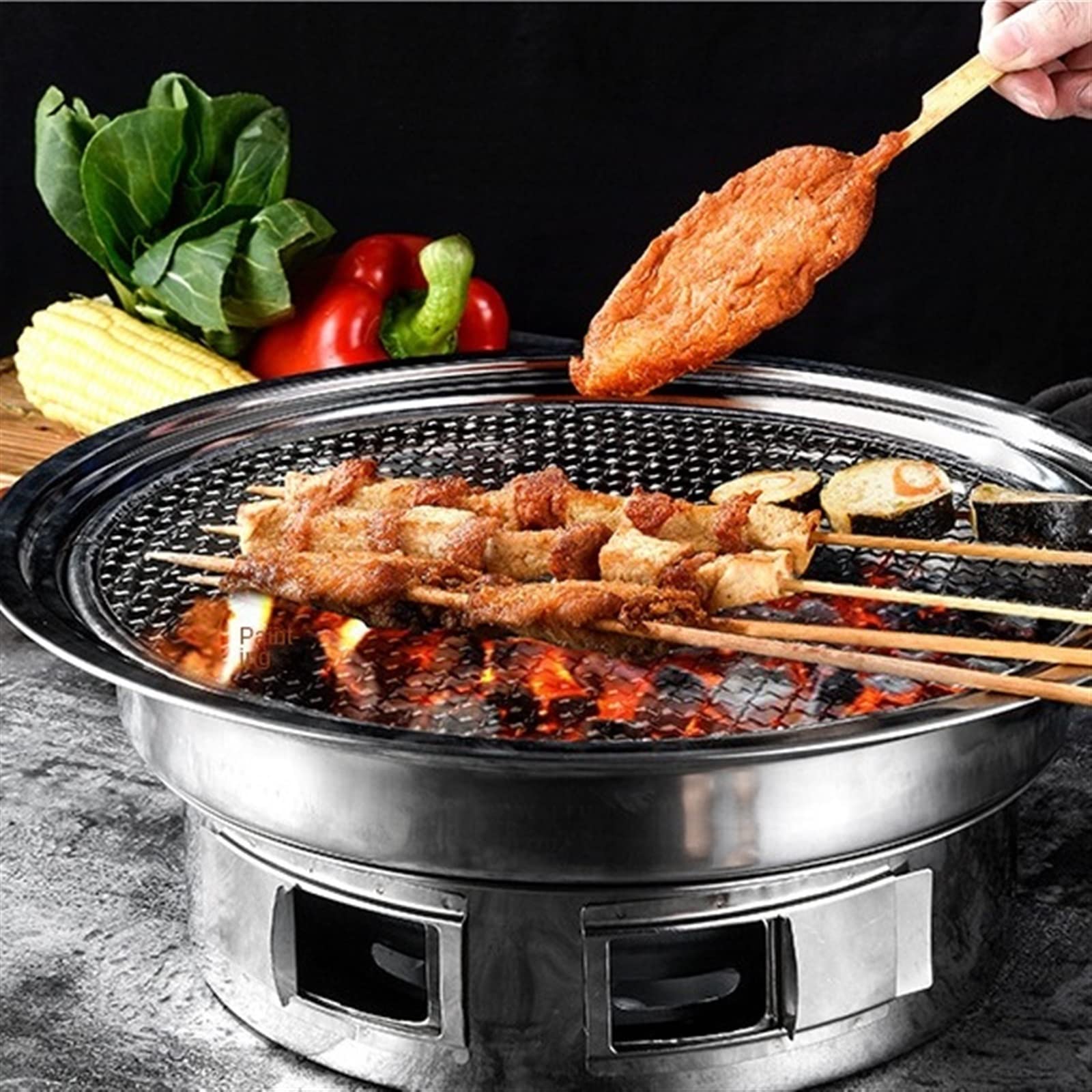 Amazon.com: Stainless Steel Charcoal Oven Round Home Use And