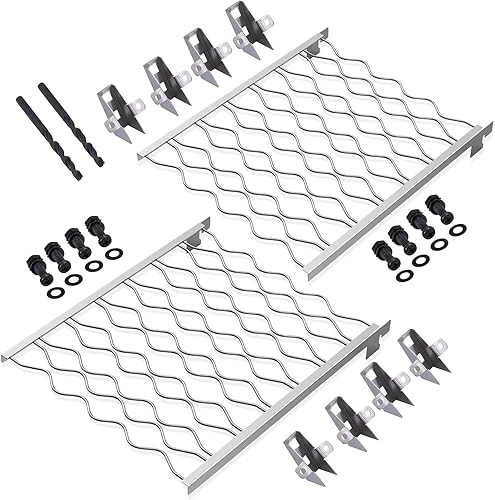 AJinTeby Estante flexible para baquetas y pimienta para parrillas de pellets Oklahoma Joe's Rider, 2 paquetes de rejilla de calentamiento de