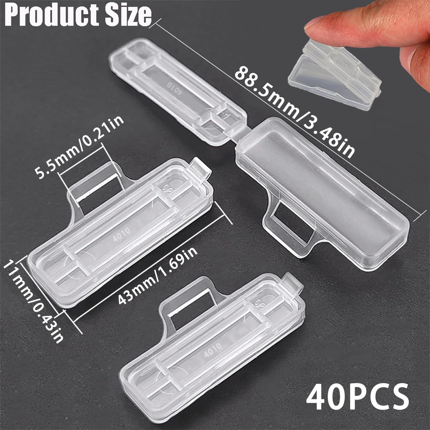 40 Étiquettes Transparentes Étanches Pour Câbles + 40 Attaches Nylon - Pour Organiser Et Identifier Tous Les Câbles (Maison, Bureau, Rack)