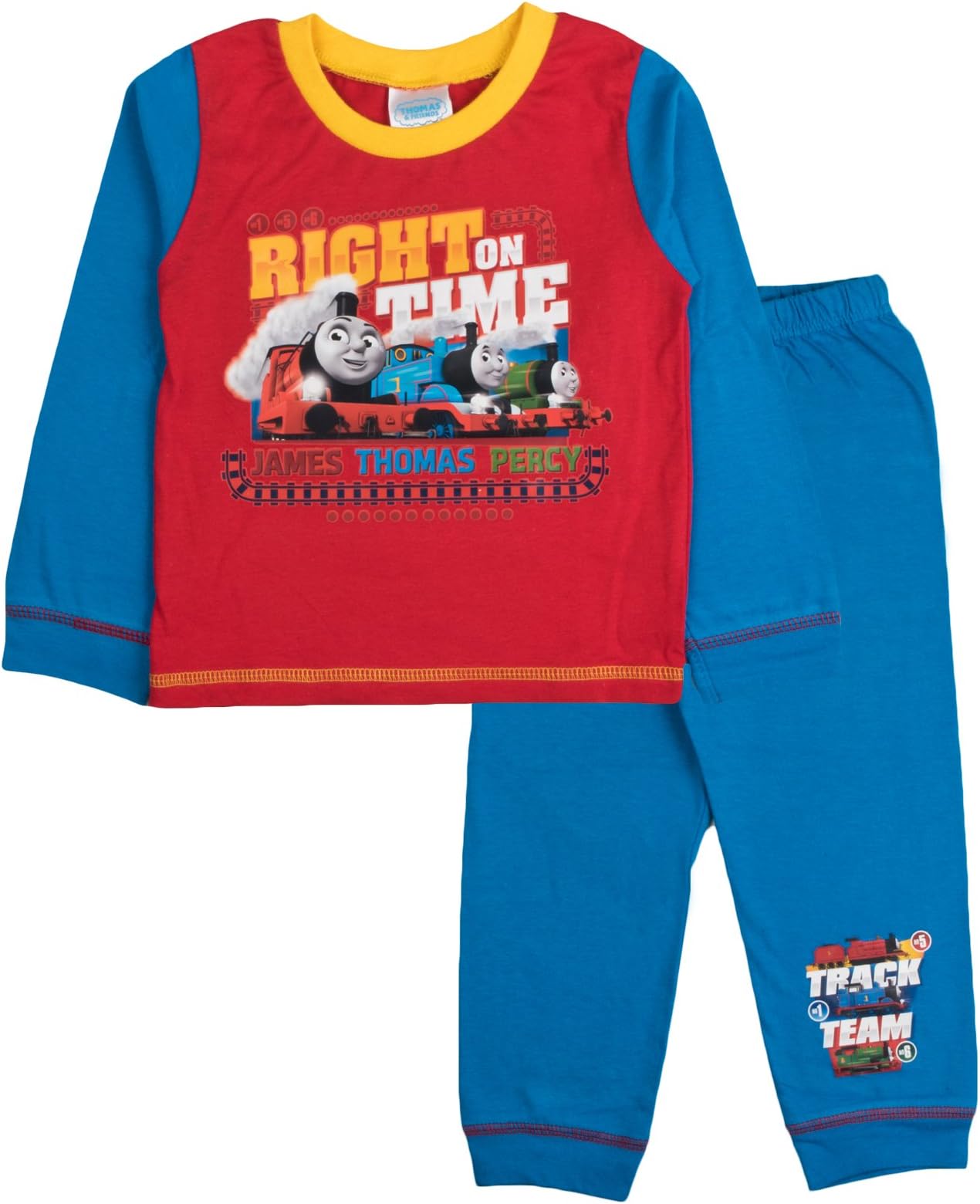 Hit Entertainment Thomas The Tank Engine Boys Long Pyjamas Right On Time 12-18 Months
