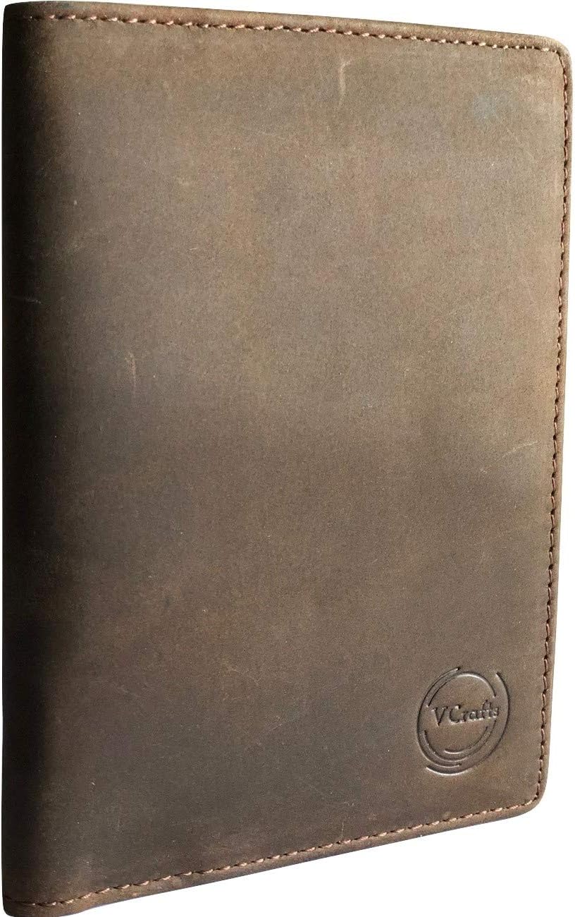 Leather RFID Passport Holder Cover Traveling Passport Case
