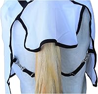 Vista 5 de 60" Caballo Malla Ligero Verano FlySheet Spring Airflow Blanco 73408B